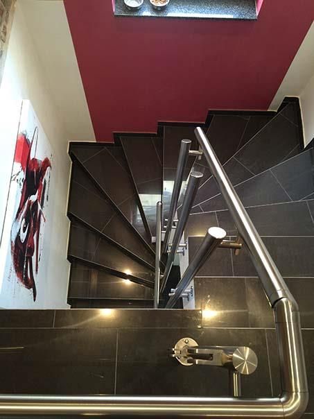 Edelstahlgeländer Innen