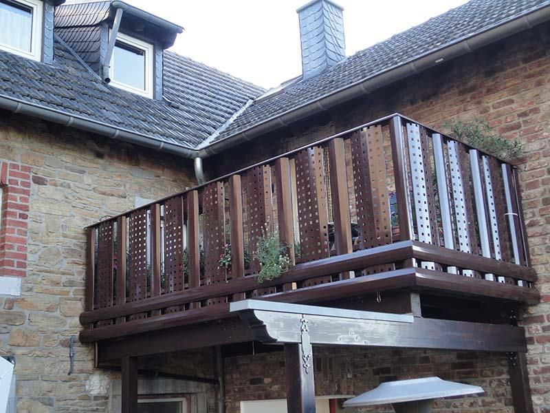 Geländer Pulverbeschichtet