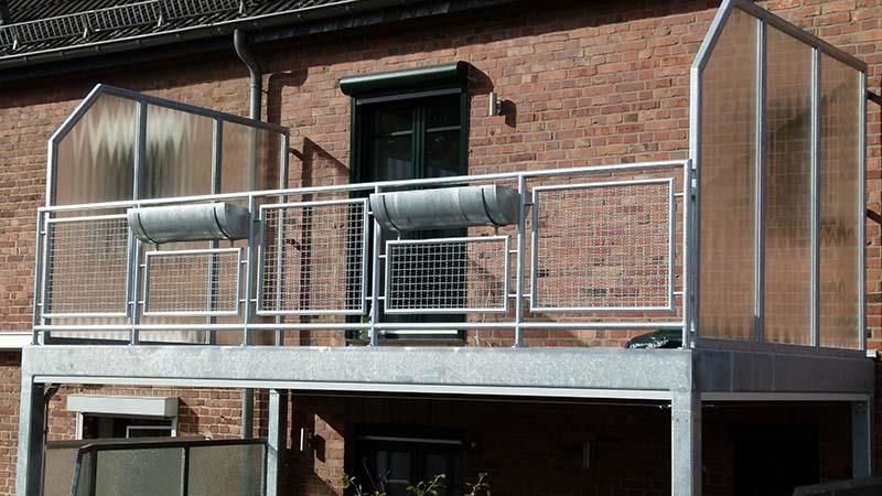 Geländer feuerverzinkt