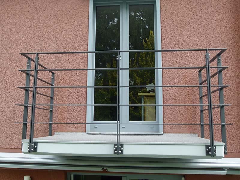 Geländer Pulverbeschichtet