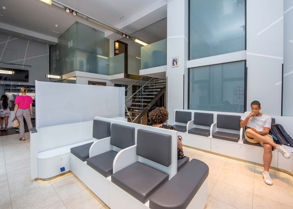 Salle d'attente du Centre d’Imagerie
Médicale de Monaco