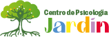 Logo de Centro de Psicolog&iacute;a Jard&iacute;n con &aacute;rbol verde y texto verde y azul