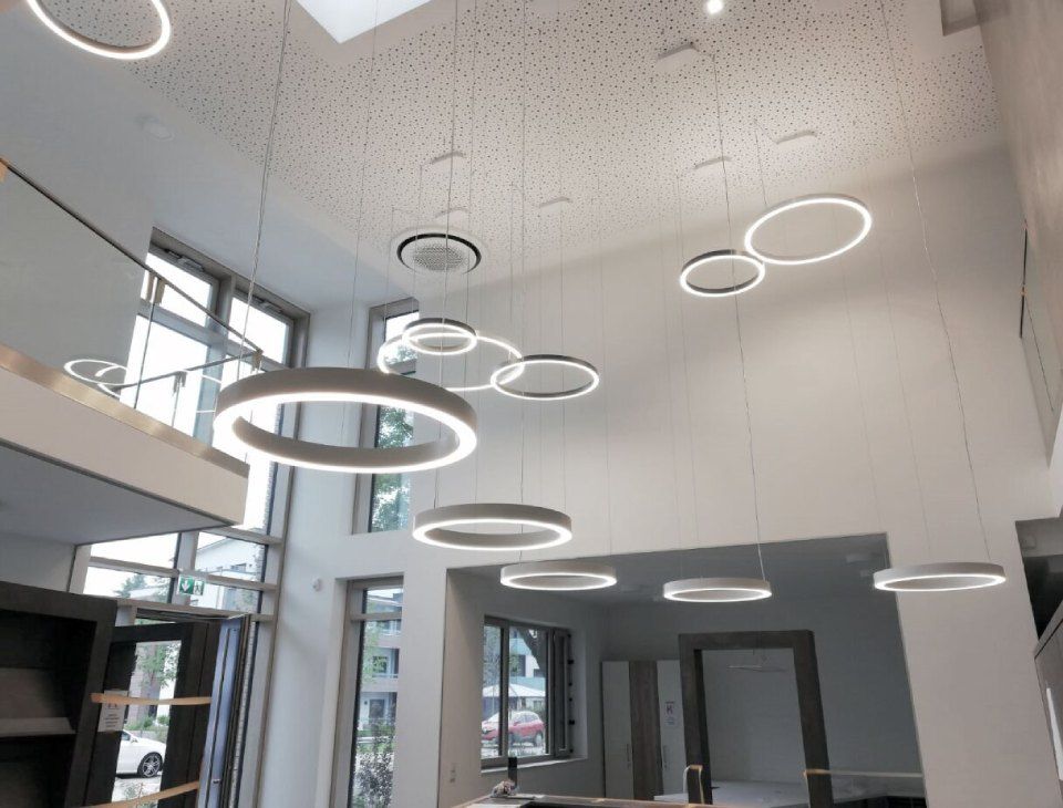 Hängeleuchten in Kreisform