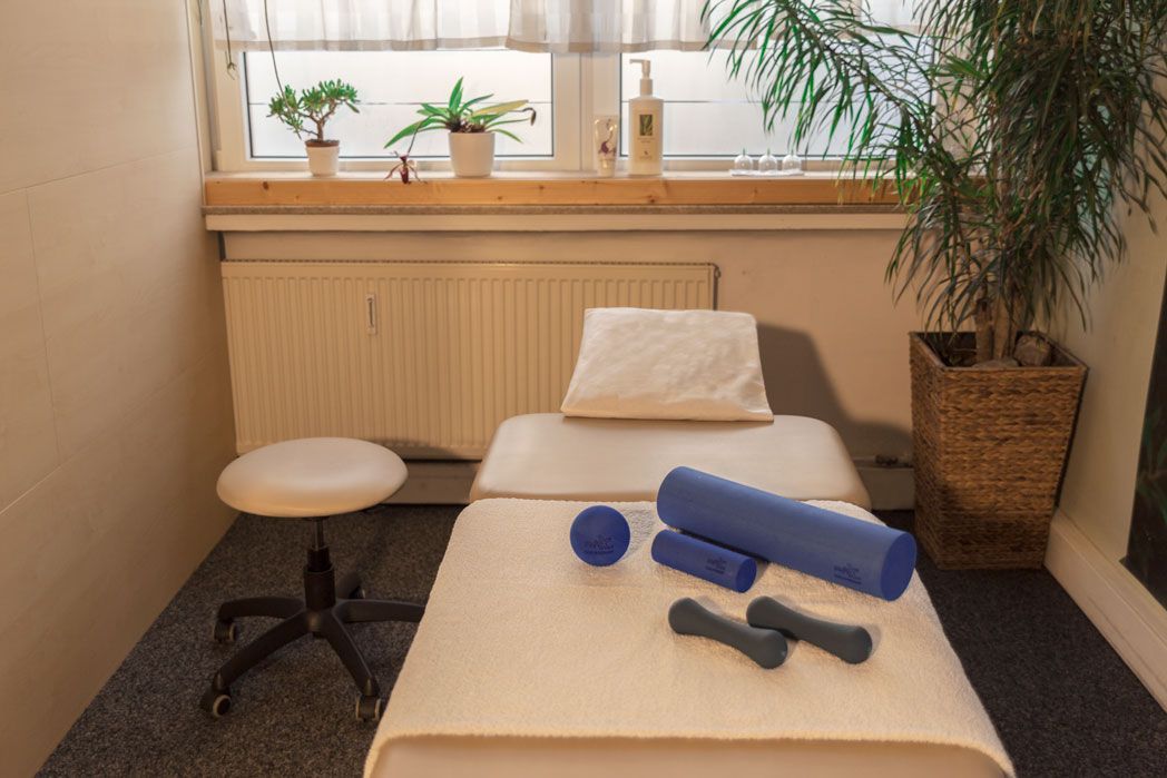 Behandlungsraum von Physiotherapie Riewe in Rottenburg
