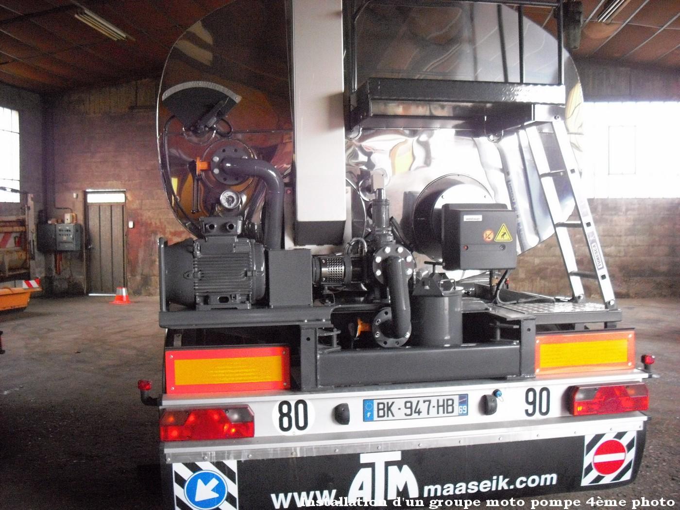 Montage de groupe moto pompe Entreprise Savoy