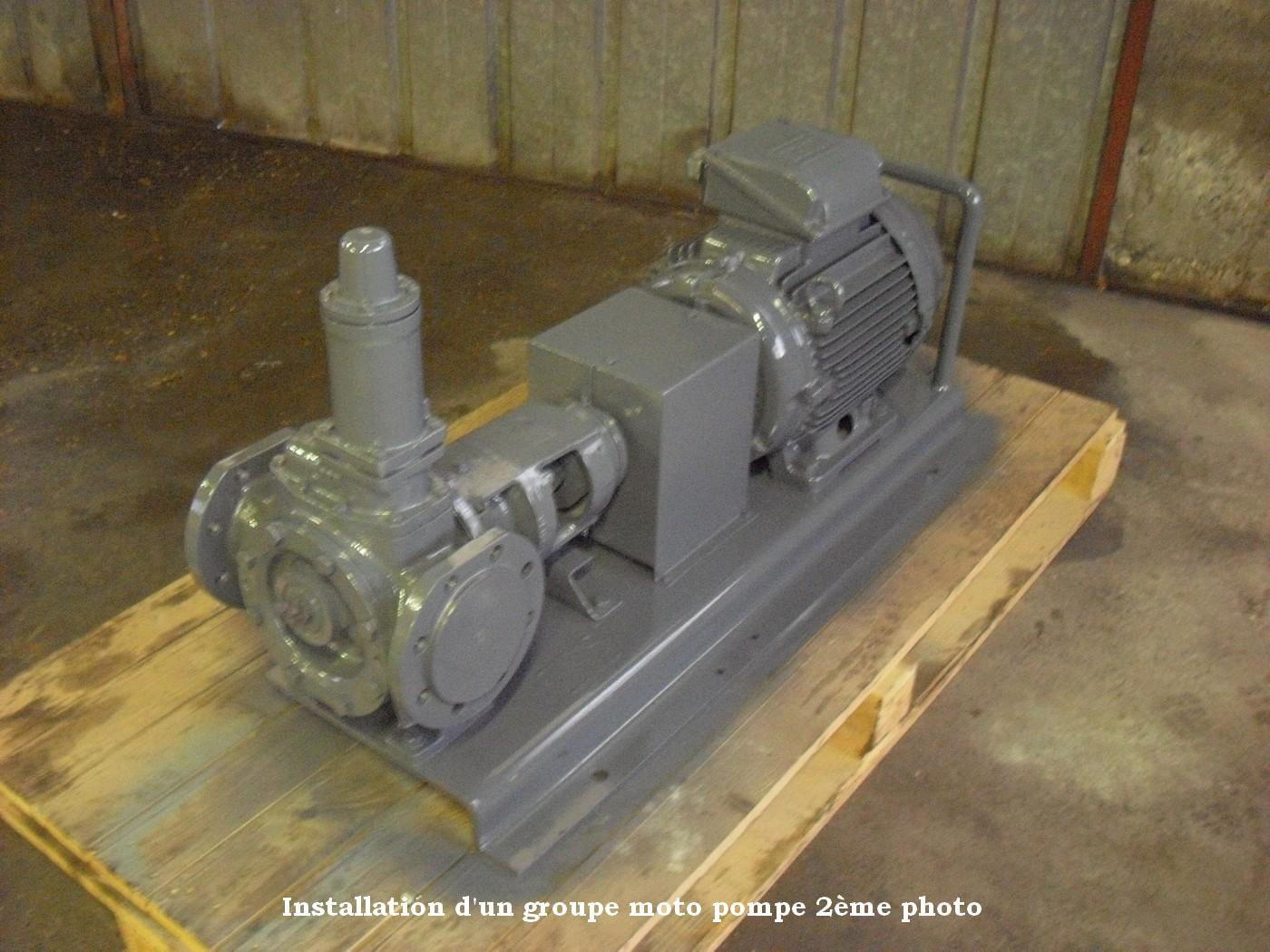 Montage de groupe moto pompe Granieu