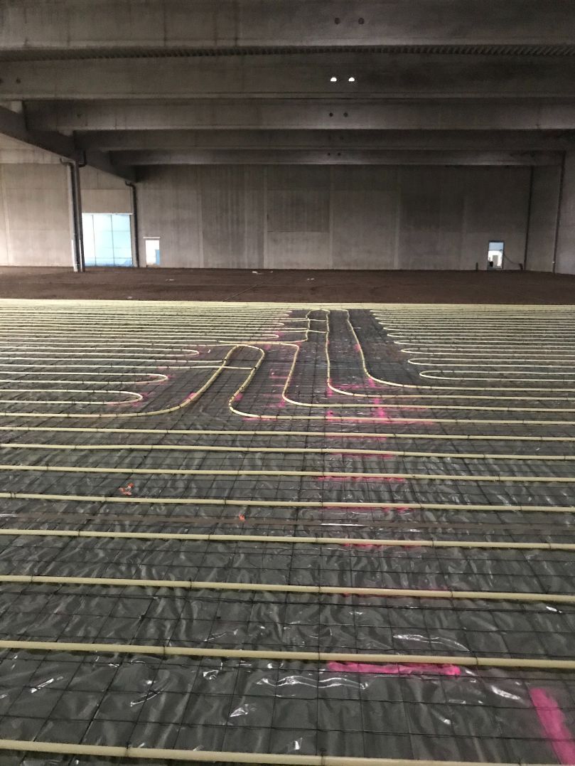 Installation einer Fußbodenheizung durch die van Paridon GmbH