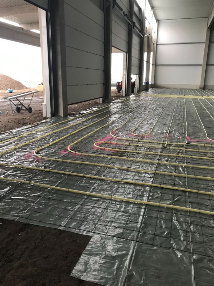 Installation einer Fußbodenheizung durch die van Paridon GmbH