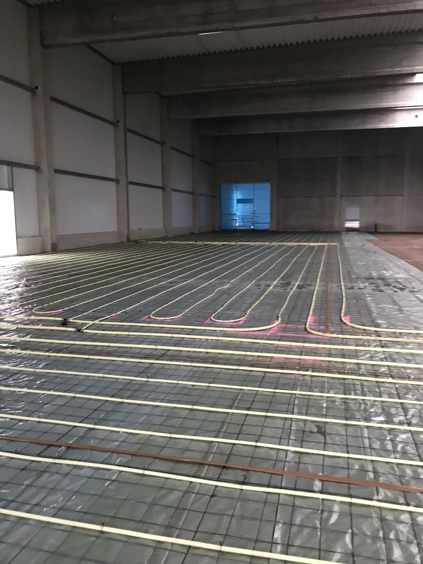 Installation einer Fußbodenheizung durch die van Paridon GmbH