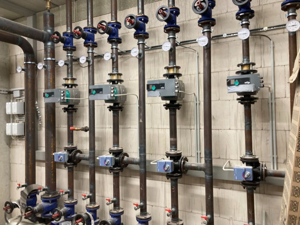 Heizungsrohre, installiert durch die van Paridon GmbH