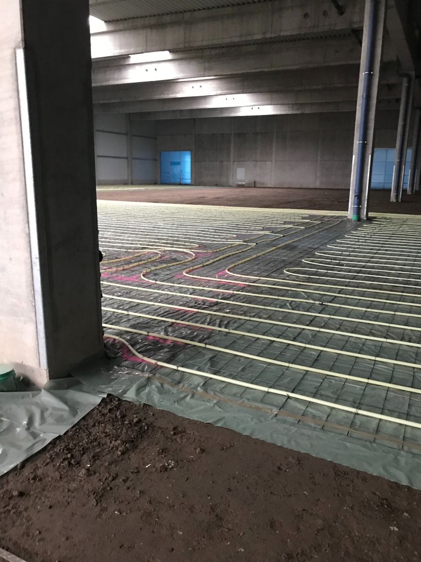 Installation einer Fußbodenheizung durch die van Paridon GmbH