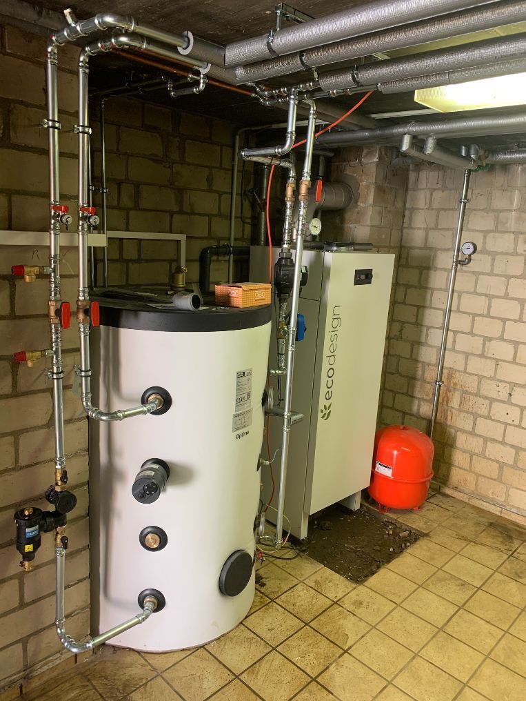 Heizkessel, der von der van Paridon GmbH installiert wurde