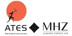 Logo ATES et MHZ.