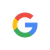 Logo de Google : Un « G » coloré composé de segments rouges, jaunes, verts et bleus.