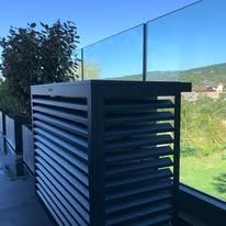 Cache pour unité extérieure de pompe à chaleur