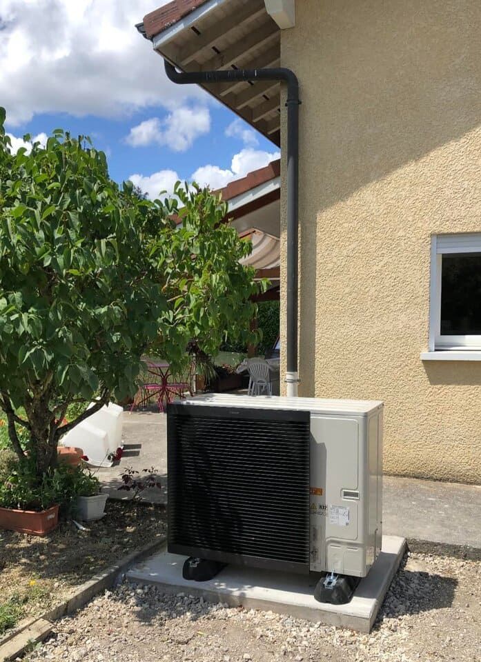 Pompe à chaleur en extérieur