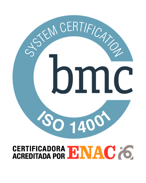 Un logotipo de certificación del sistema y un logotipo de sistemas de gestión UKAS sobre un fondo blanco.