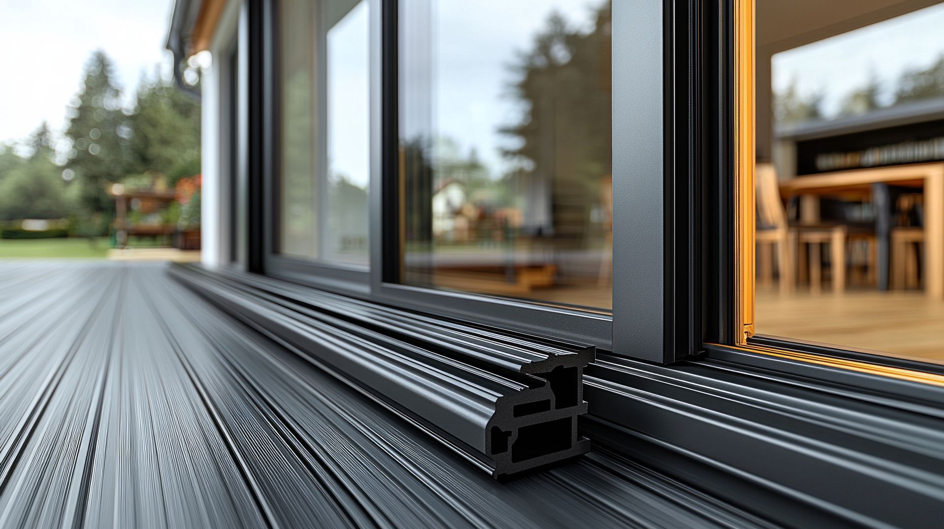 Porte coulissante PVC