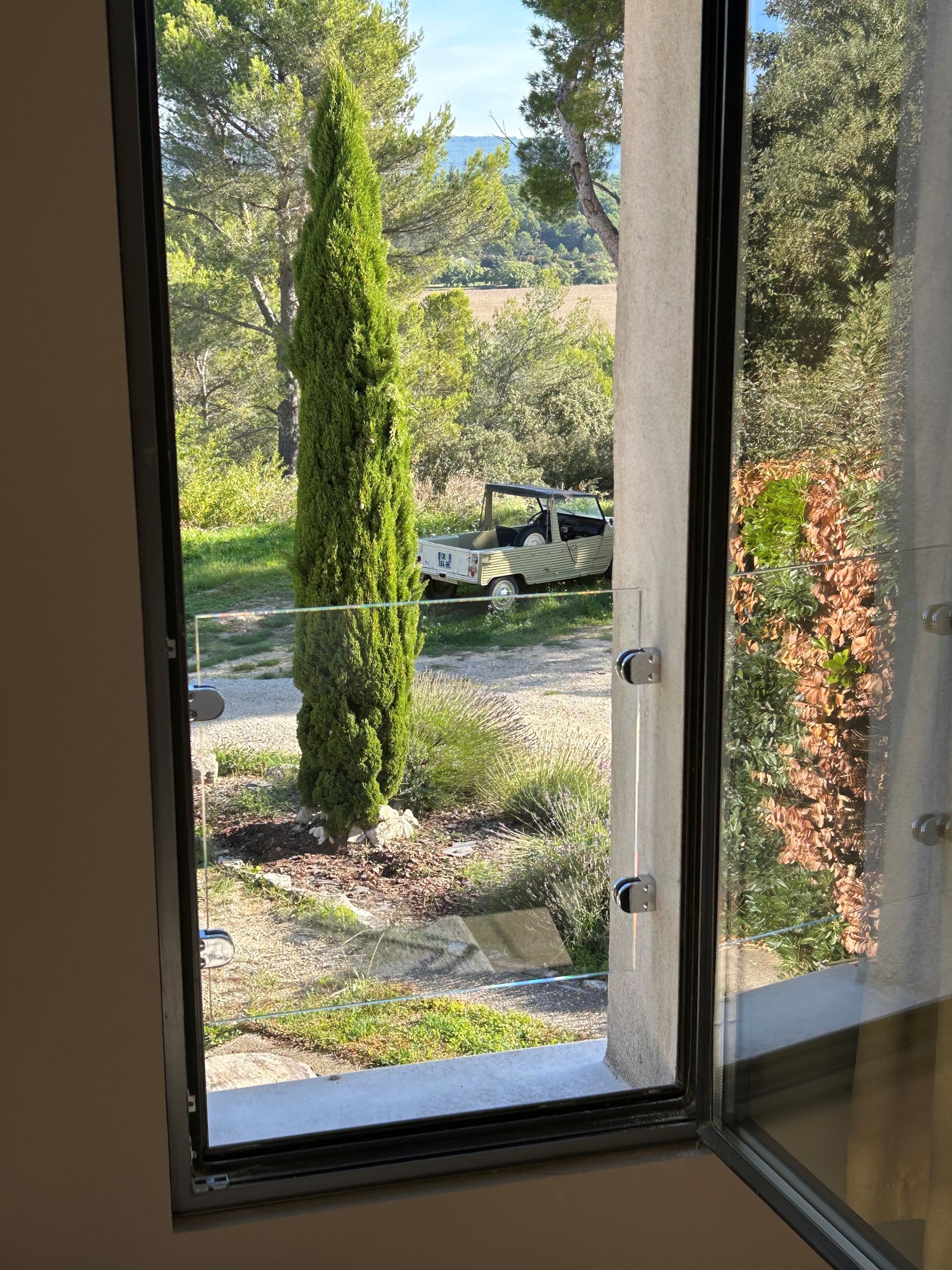 Garde tallation d'un garde corps verre à Brignoles dans le var