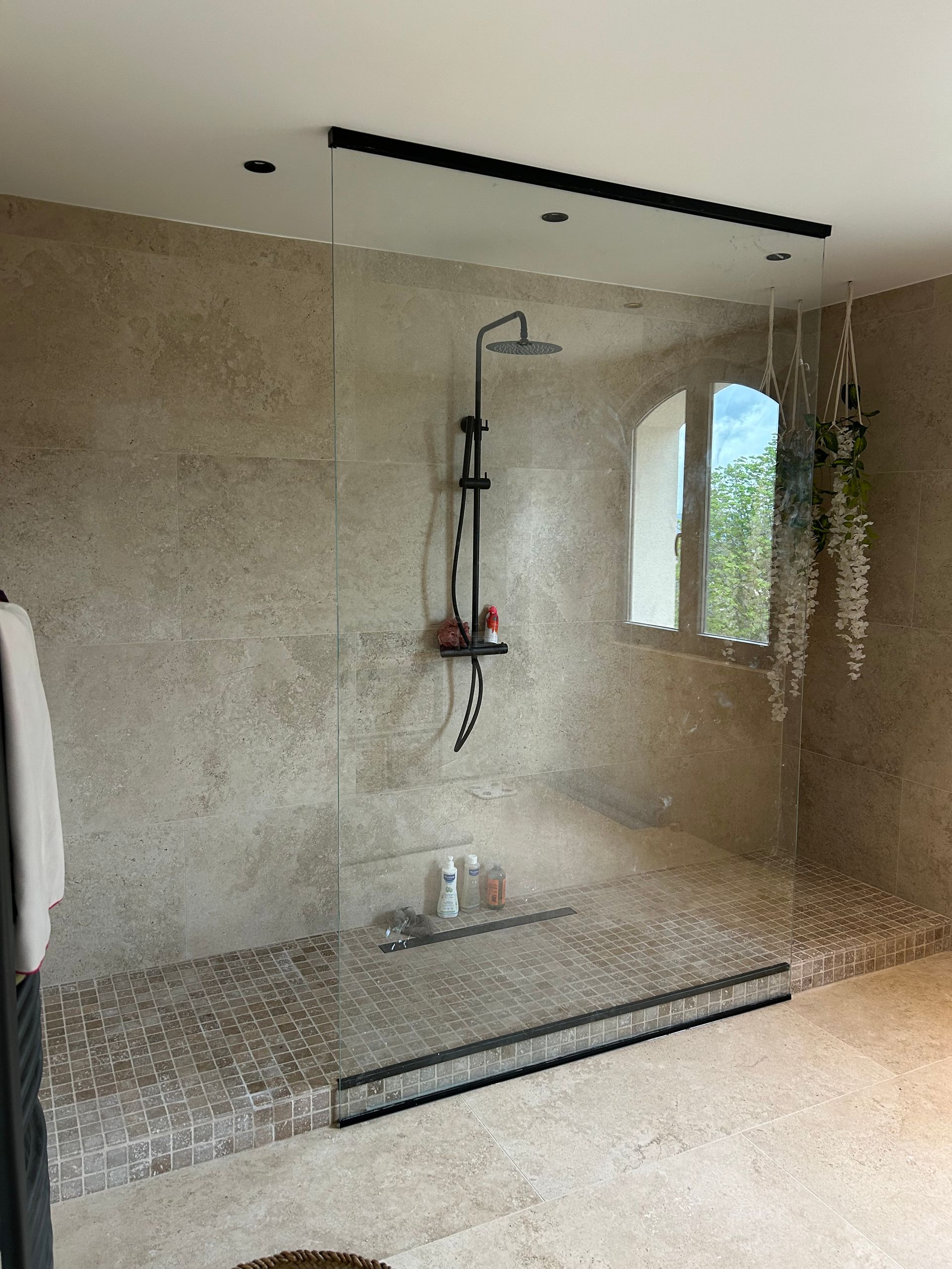 pose de pare douche