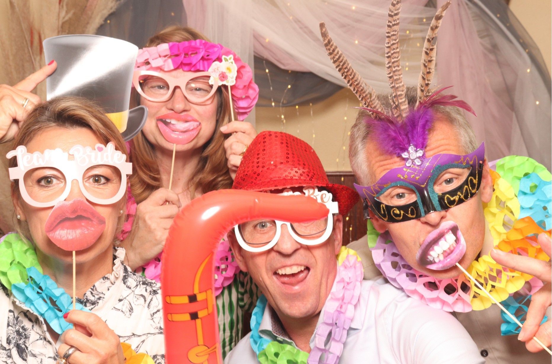 Beispielfoto der Fotobox auf einer Party