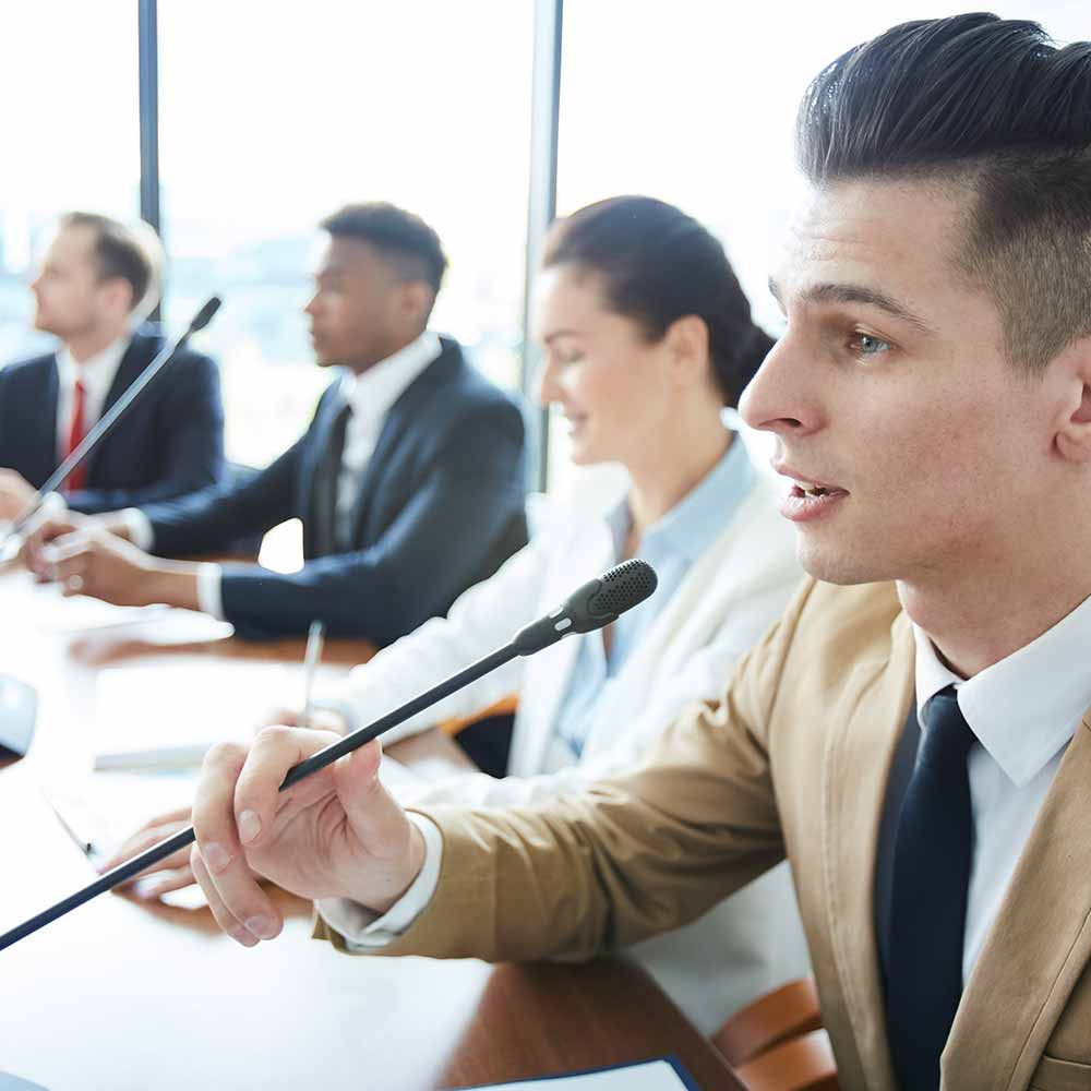 Konferenz Fotoshooting