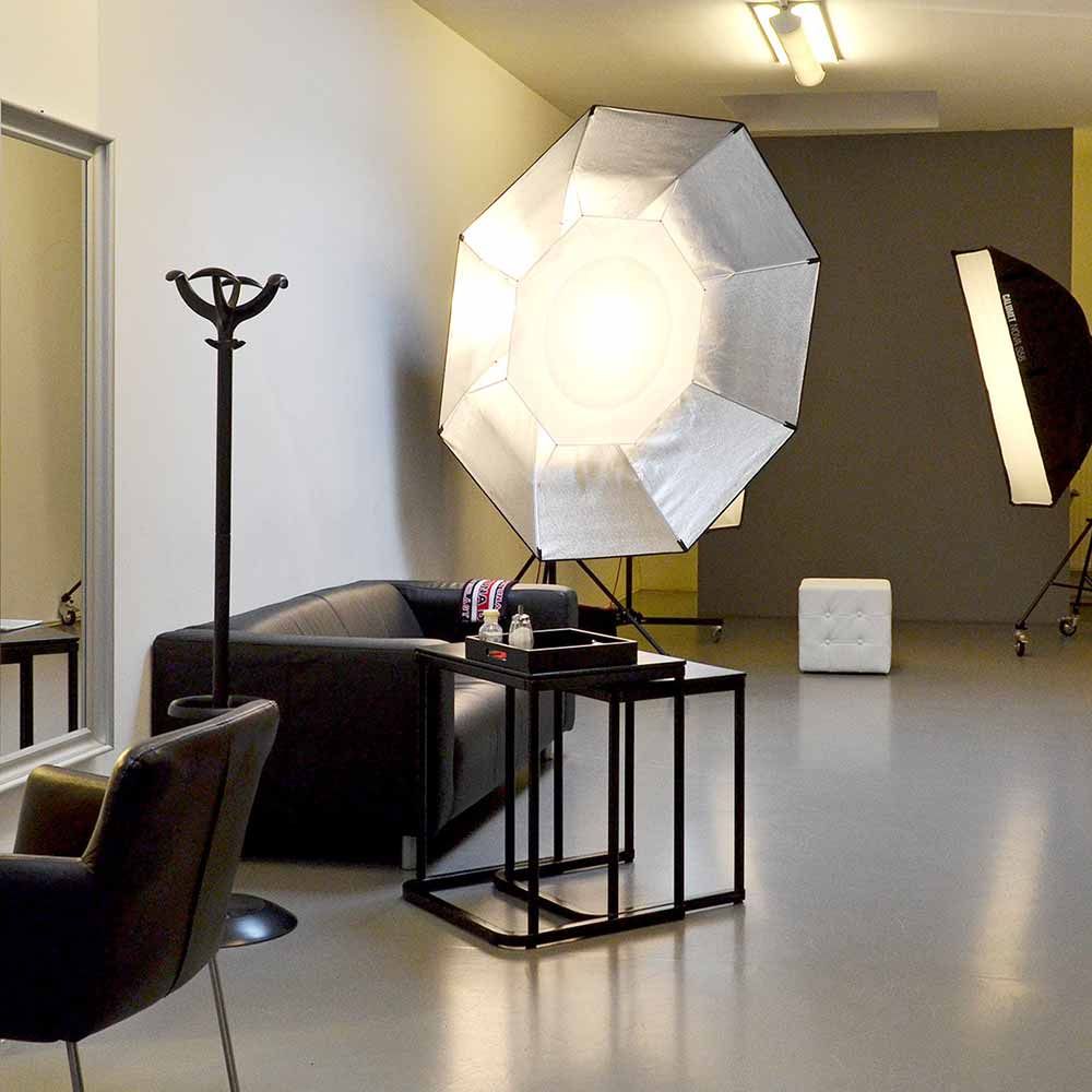 Gästebereich im Fotostudio