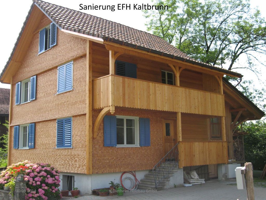 EFH Kaltbrunn / H. Diethelm Holzbau GmbH