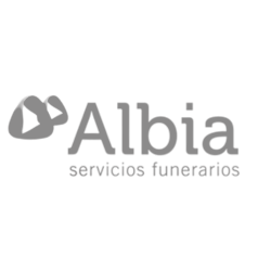 Logotipo de Albia servicios funerarios