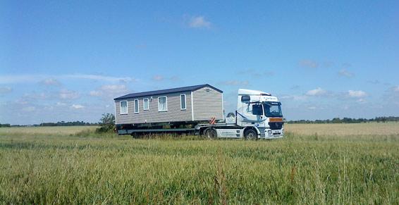 Convoi exceptionnel d'un mobil home O'Hara - Givrand 85