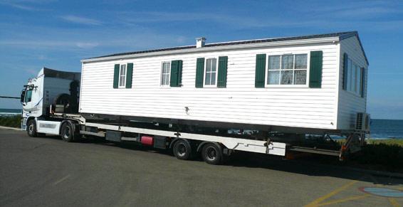 Convoi exceptionnel de 1 mobil home Rideau - Venansault 85