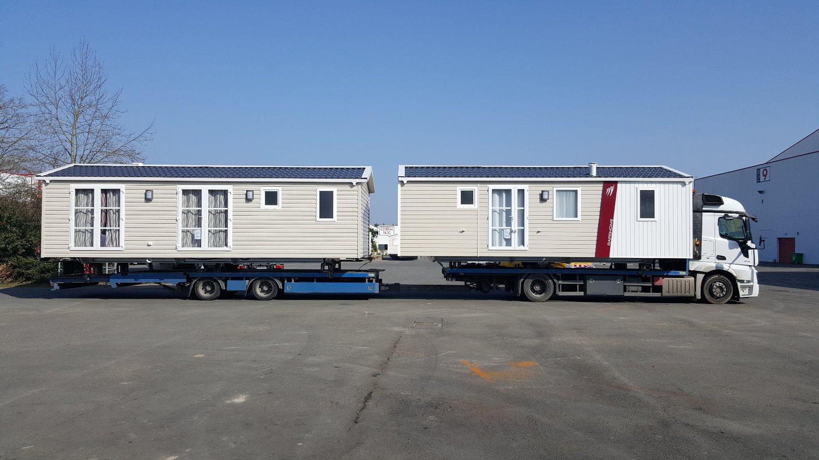 chargement de 2 mobil homes Rapidhome - Mayenne 53