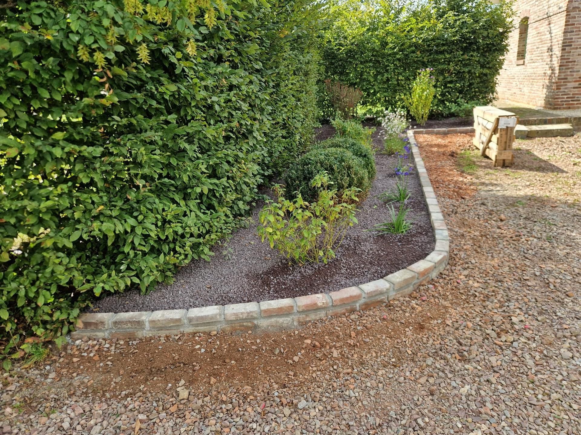 Dallage d'une bordure