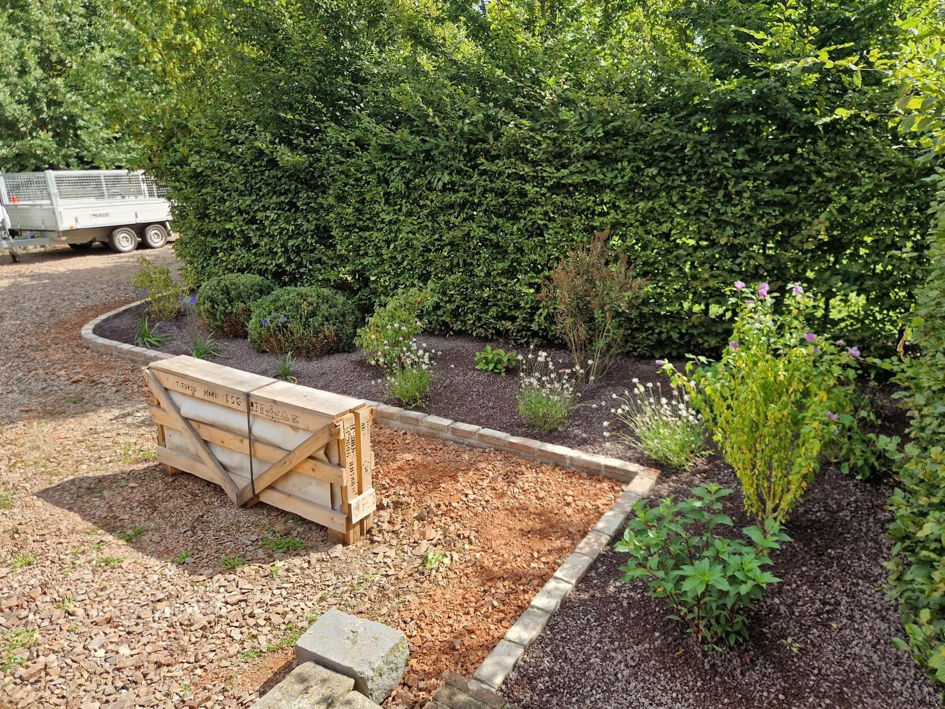 Bordure de végétaux