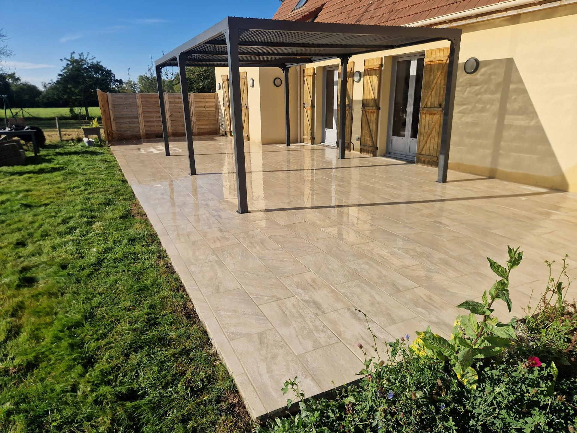 Rénovation de terrasse - après