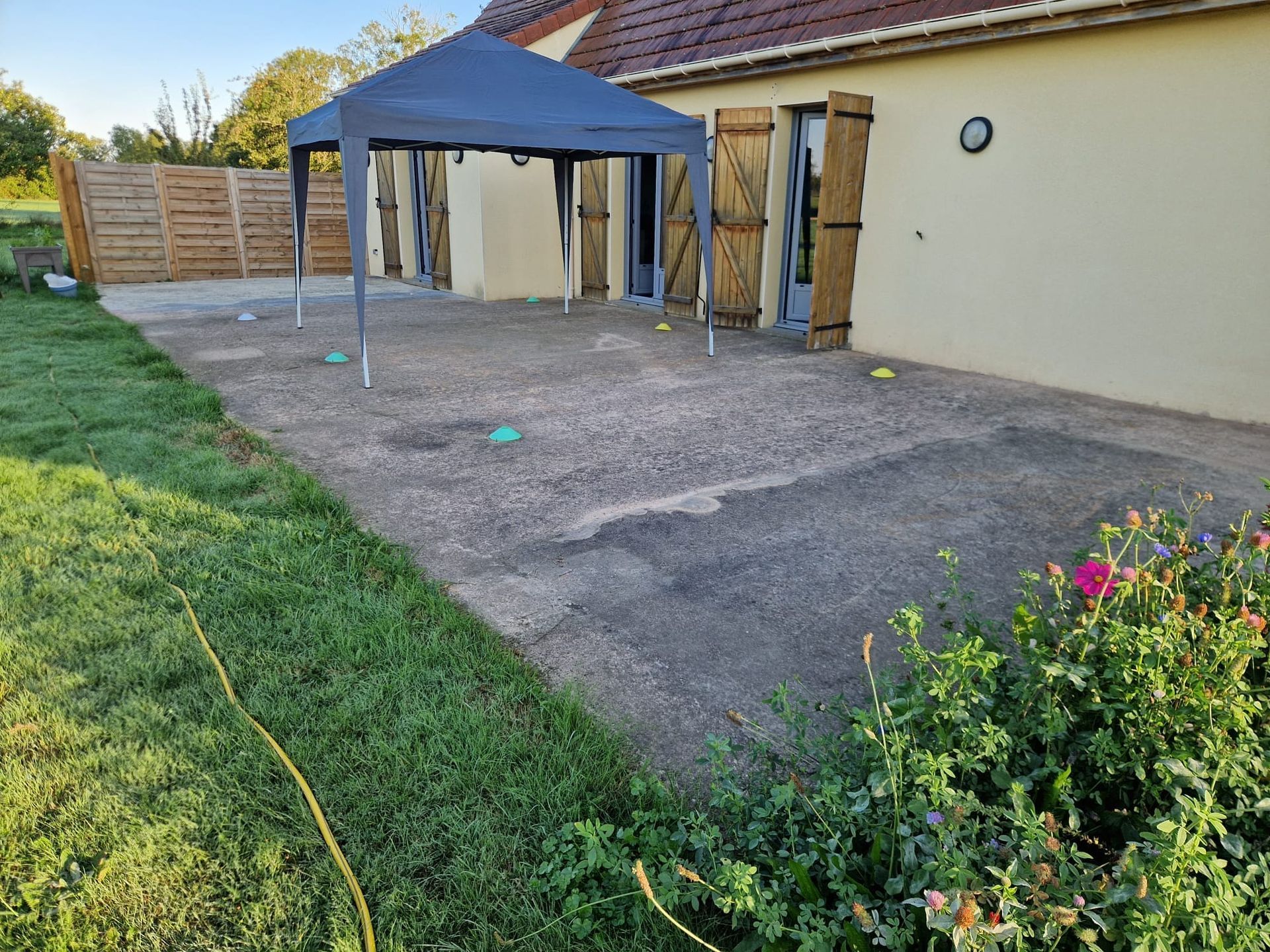 Rénovation de terrasse - avant