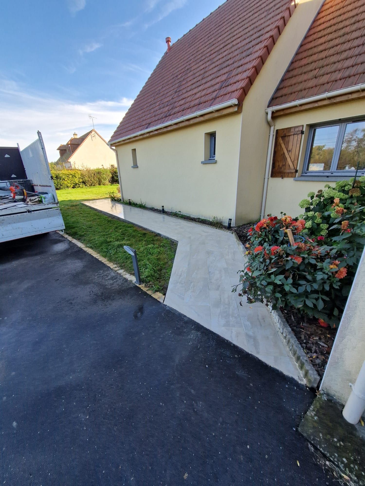 Allée - après travaux