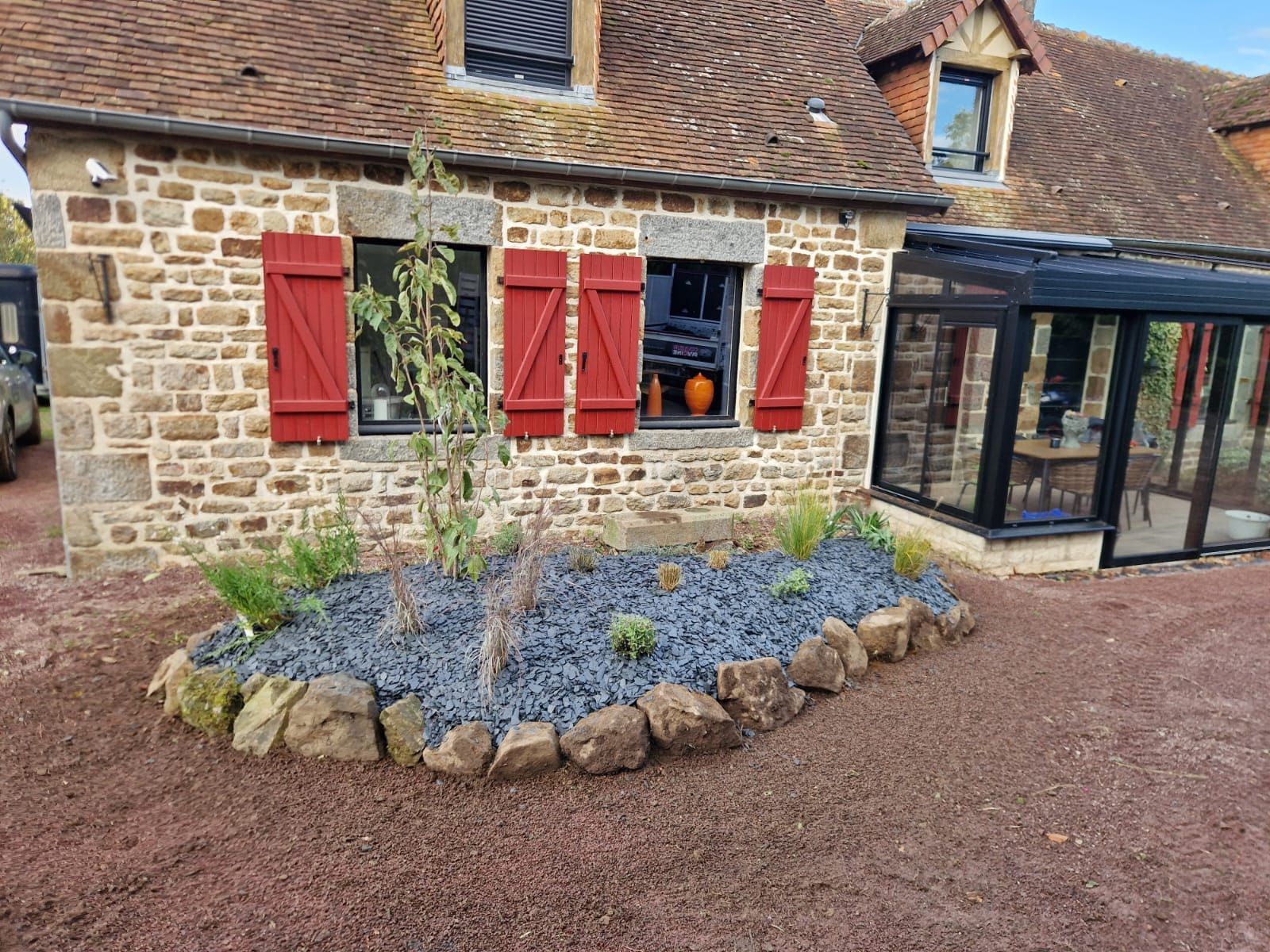 Création paysagère - après