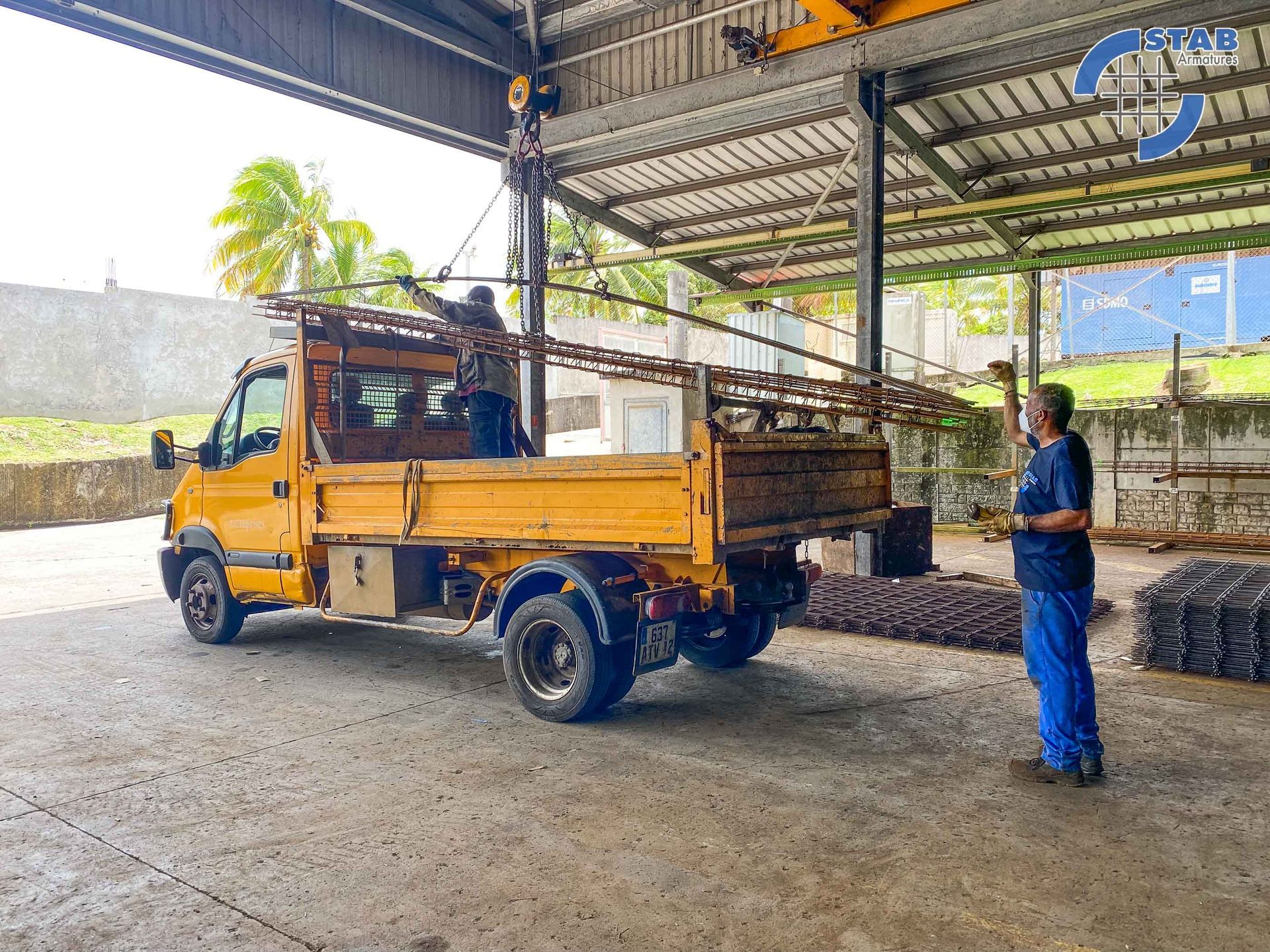 Transport d'armatures