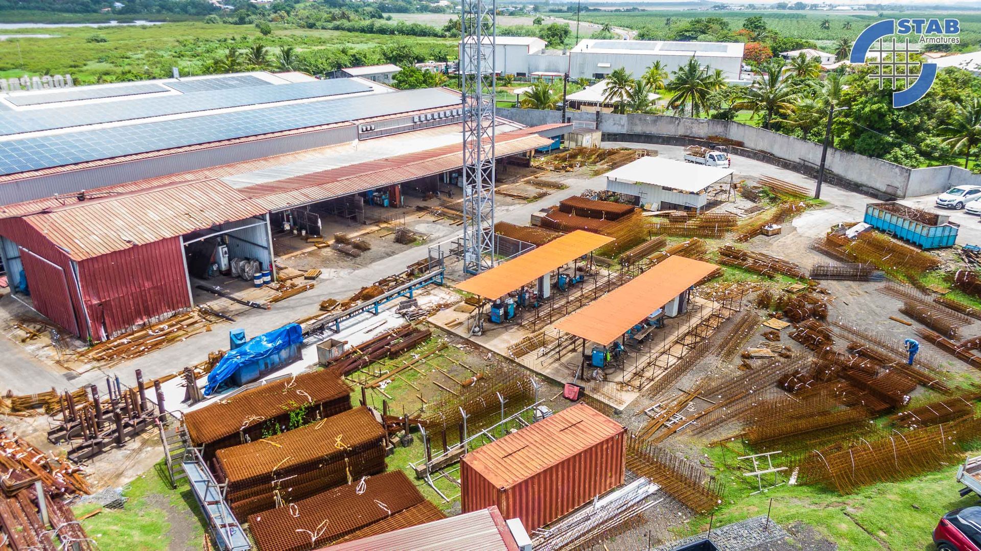 Vue générale des ateliers STAB