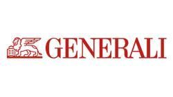 Das Logo von Generali ist rot und zeigt einen Löwen.