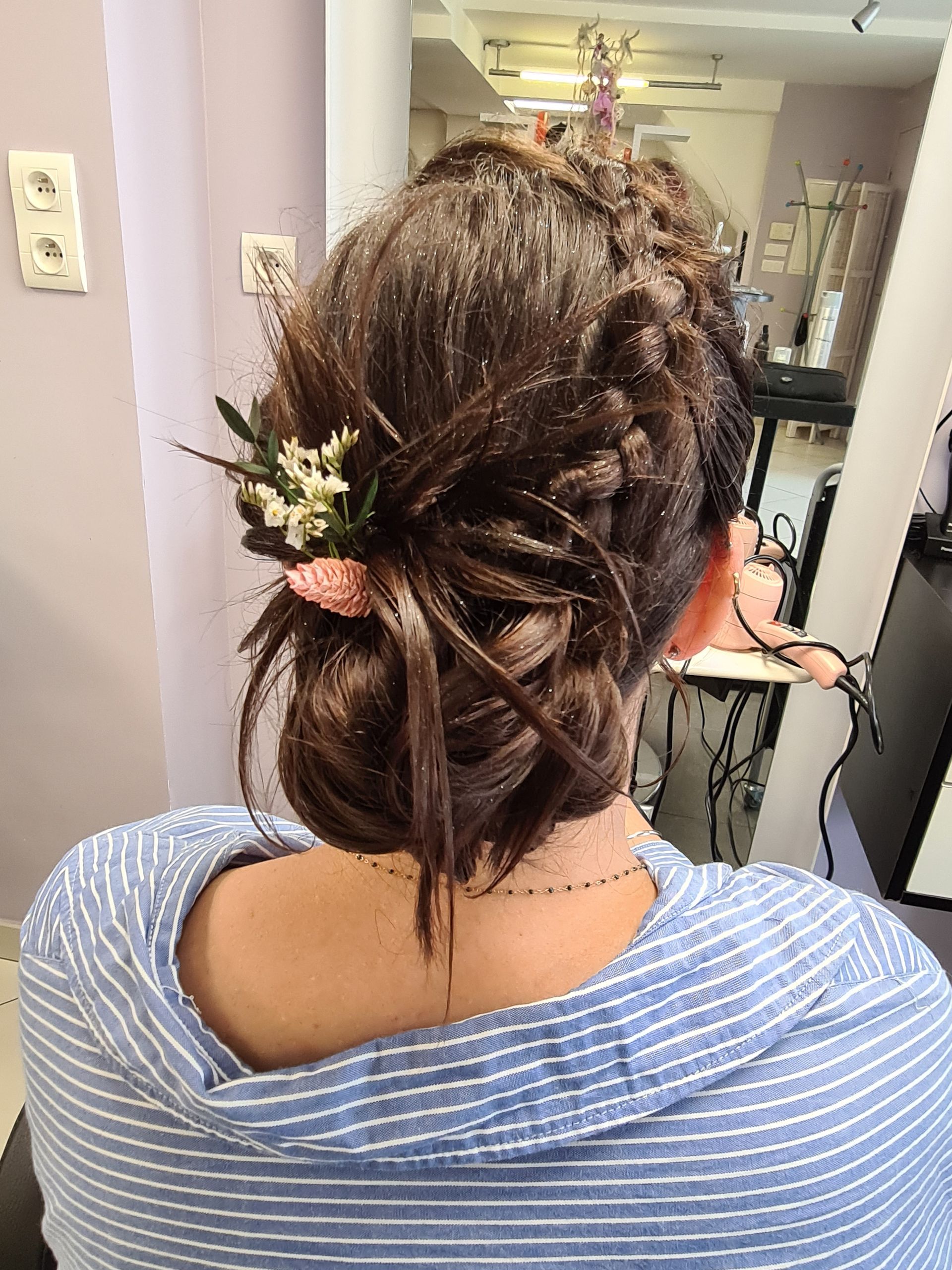 Coiffure de mariage ou de baptème