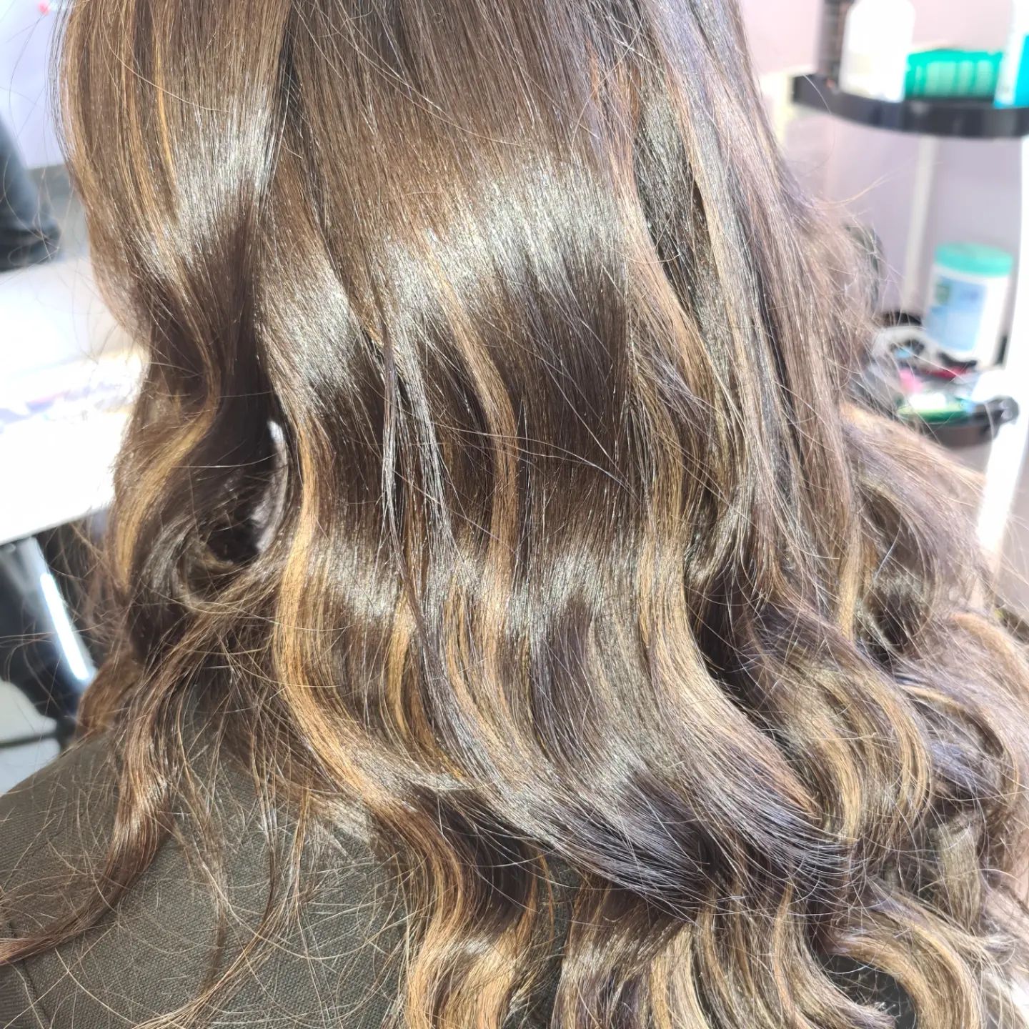 Ombré sur cheveux long femme