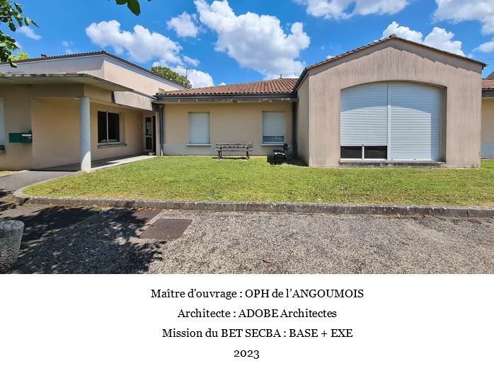 Transformation d’un EHPAD en 10 logements
à NERSAC (16)
