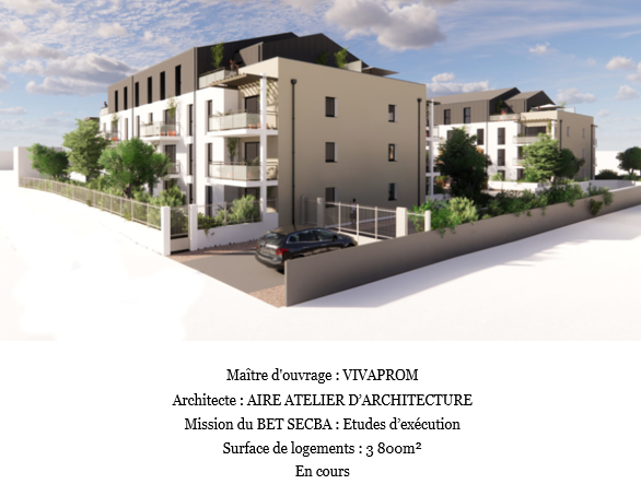 Une maquette d'un projet de construction en cours 