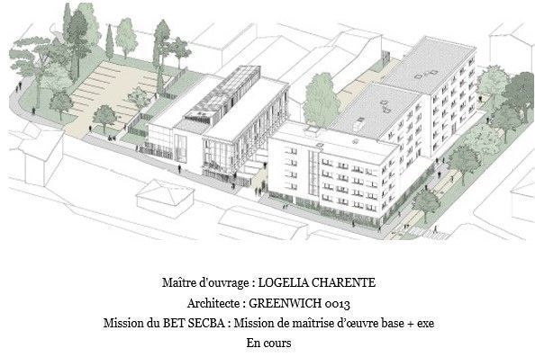 Une maquette d'une construction d'un bâtiment