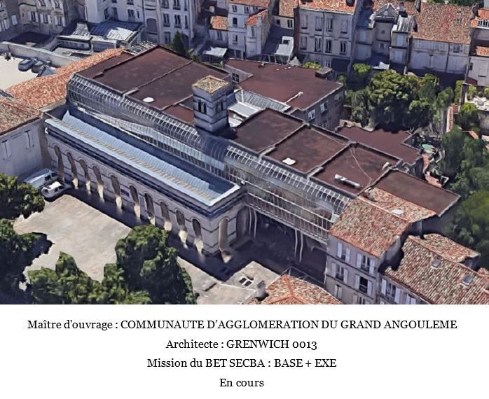 Restructuration du conservatoire Gabriel FAURE
à ANGOULEME (16)
