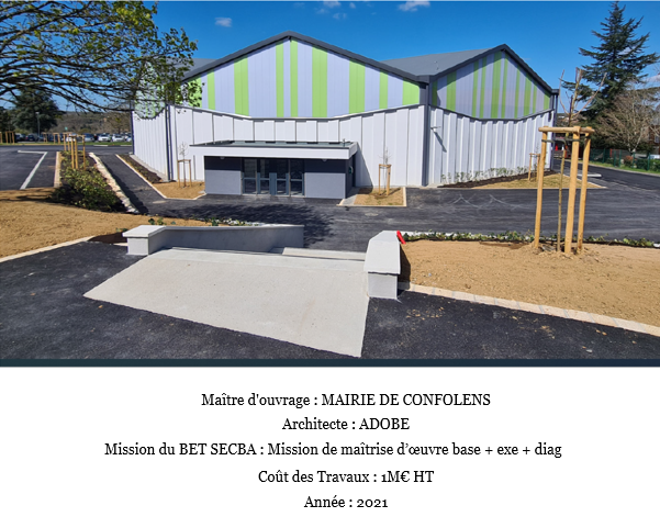 Rénovation du gymnase Marcel Perrot à CONFOLENS (16)