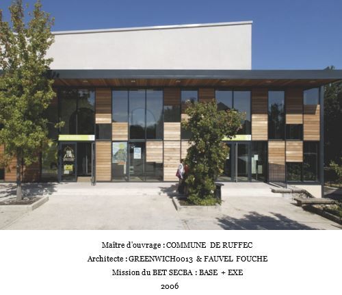 Restructuration du centre culturel « La Canopée »
à RUFFEC (16)