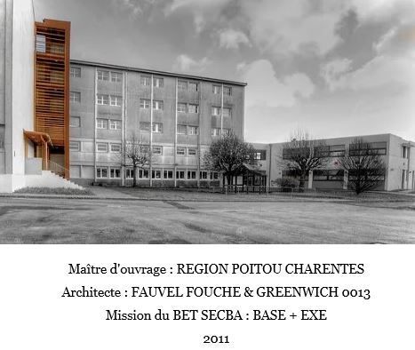 Extension et restructuration du lycée du Pays d’Aunis
à SURGERES (17)
